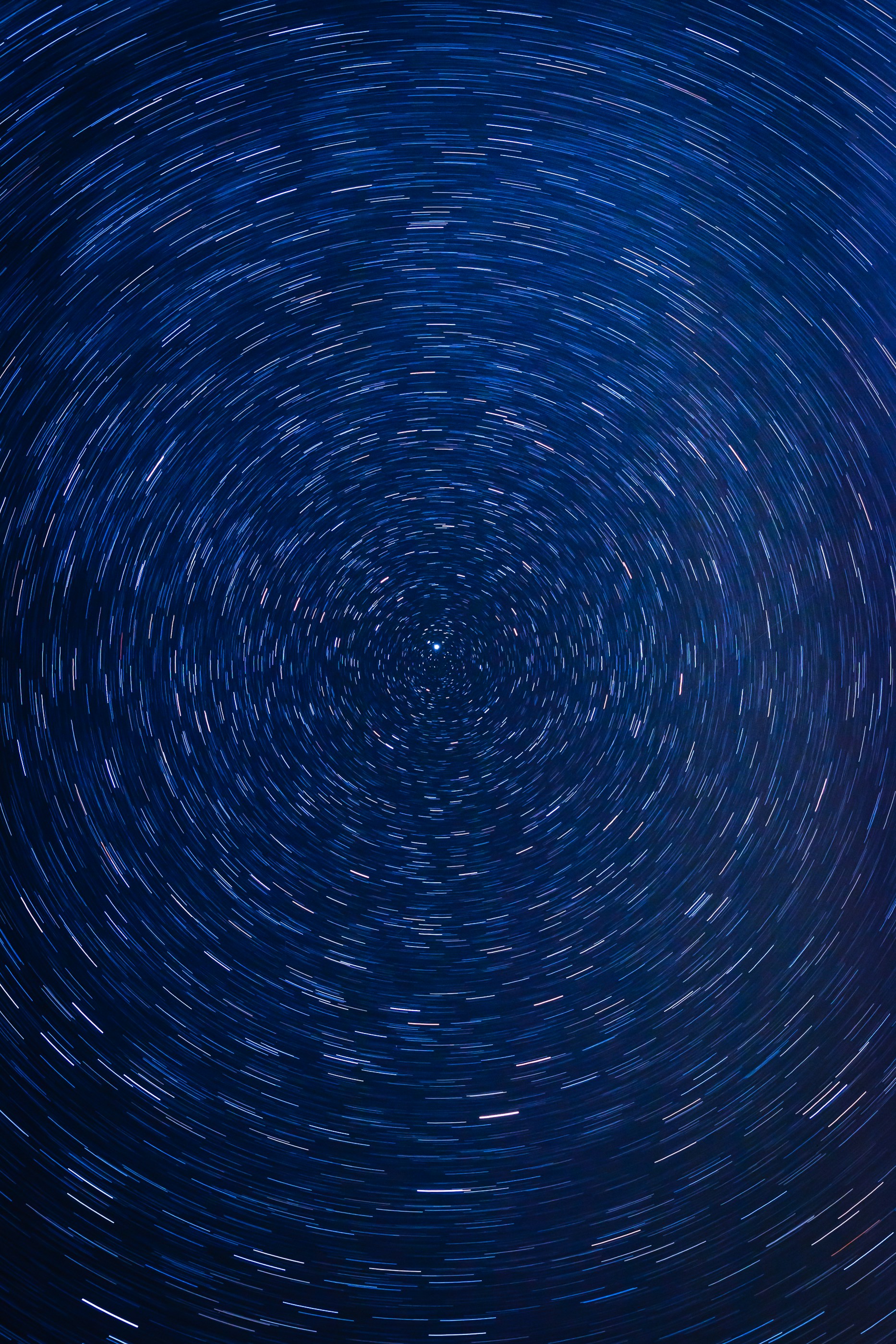 Time lapse photo of star trails